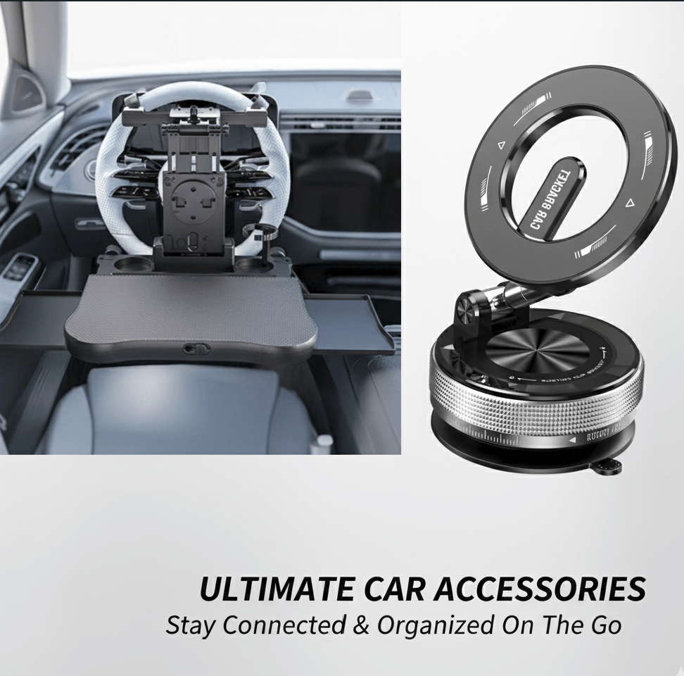 Ultimate Car Office Accessories-Car Backseat Mount And Phone Holder