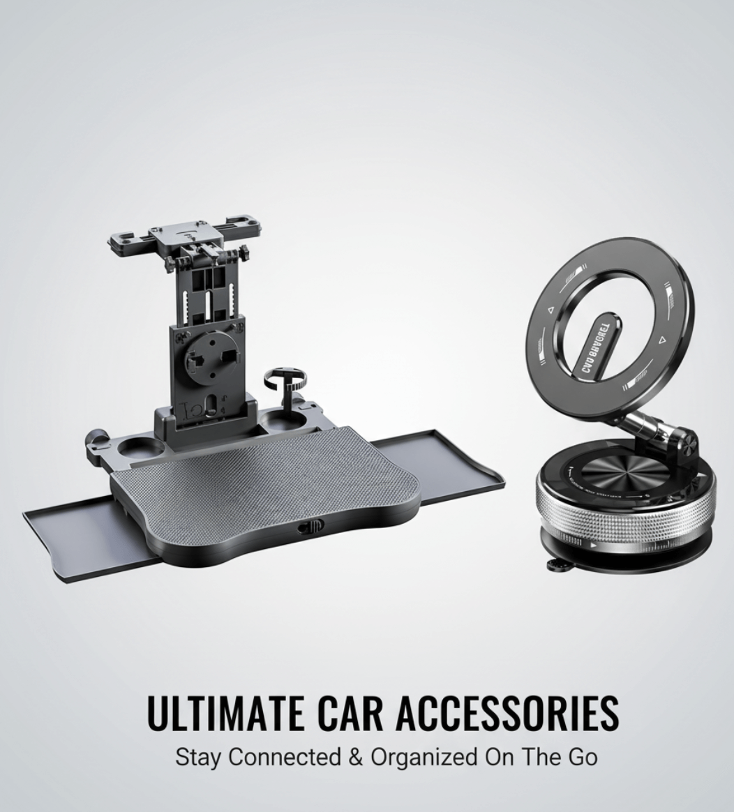 Ultimate Car Office Accessories-Car Backseat Mount And Phone Holder