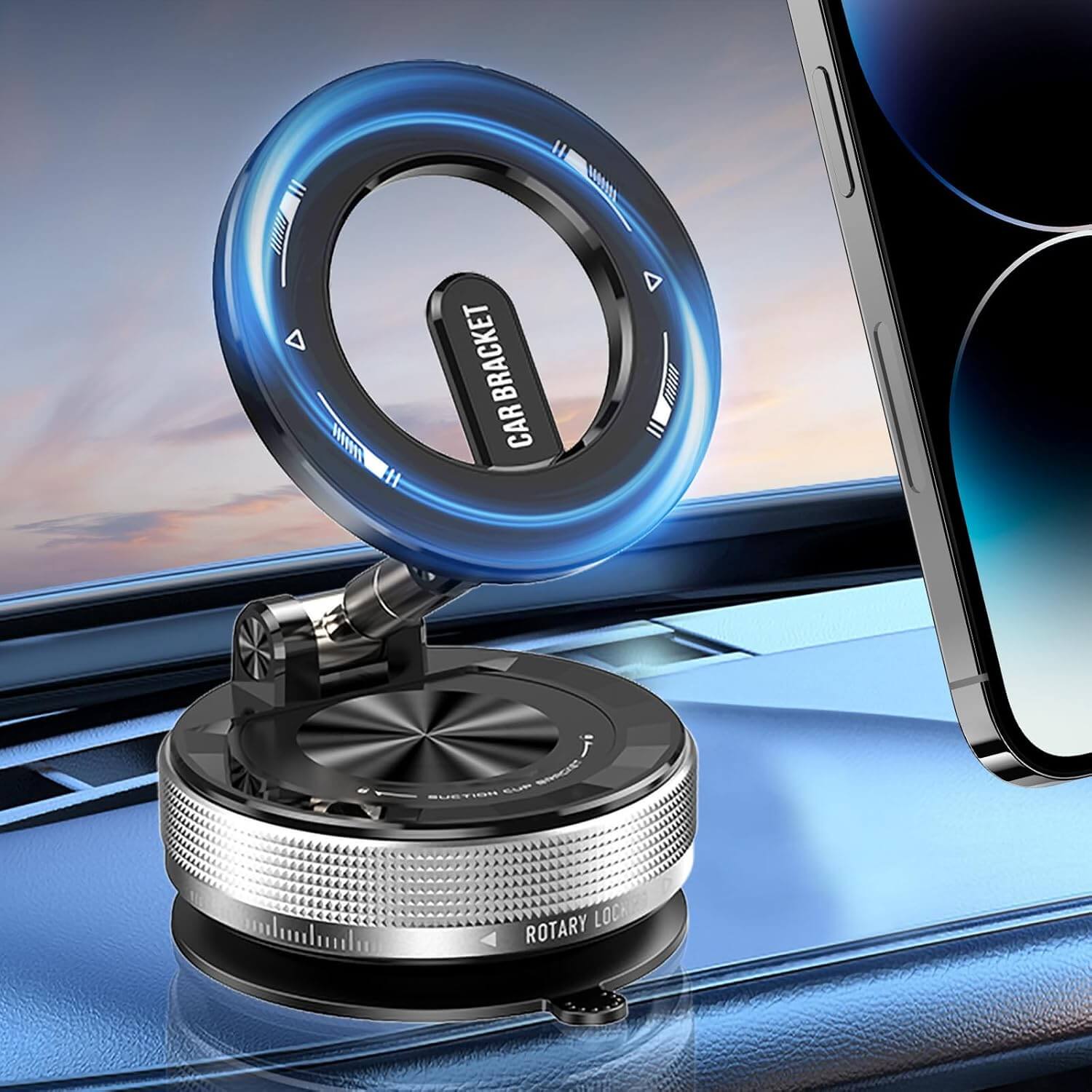 Ultimate Car Office Accessories-Magnetic Phone Holder for Car and Office