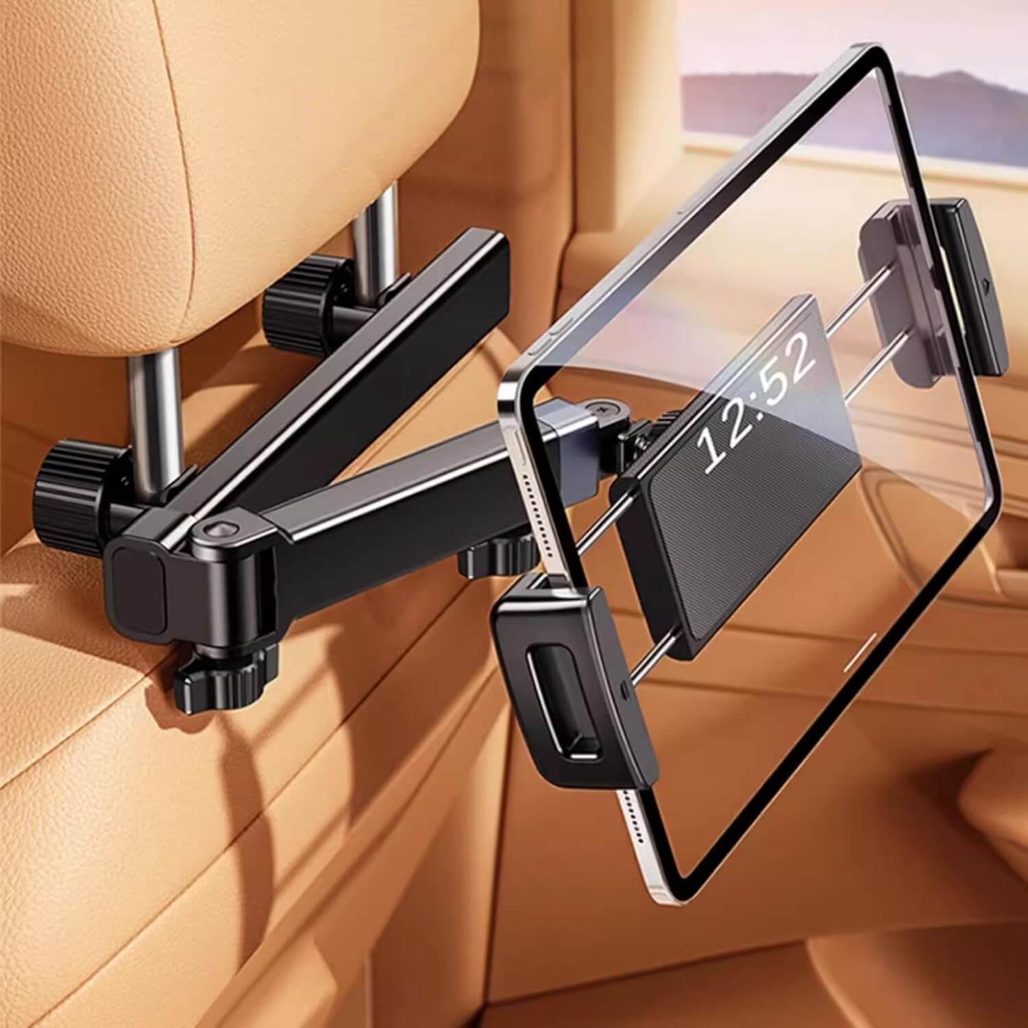 Car Headrest Holder for Tablets & phones,Backseat  Mount