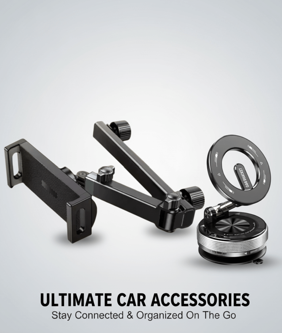 Ultimate Car Office Accessories-Tablet Headrest Holder Phone Holder