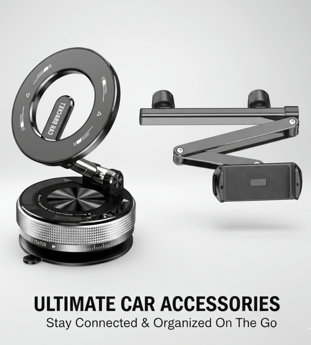 Ultimate Car Office Accessories-Tablet Headrest Holder Phone Holder